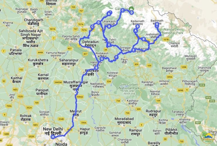 rishikesh nainital corbett